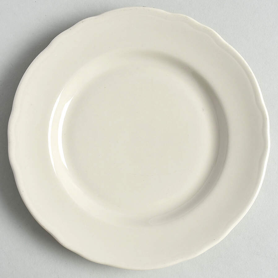 Best Restaurant Ware (All White) Salad Plate by Homer Laughlin -1