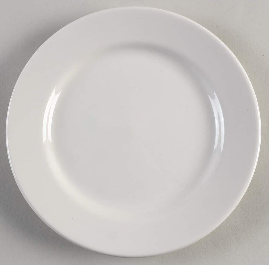 Best Restaurant Ware (All White) Salad Plate by Homer Laughlin -1