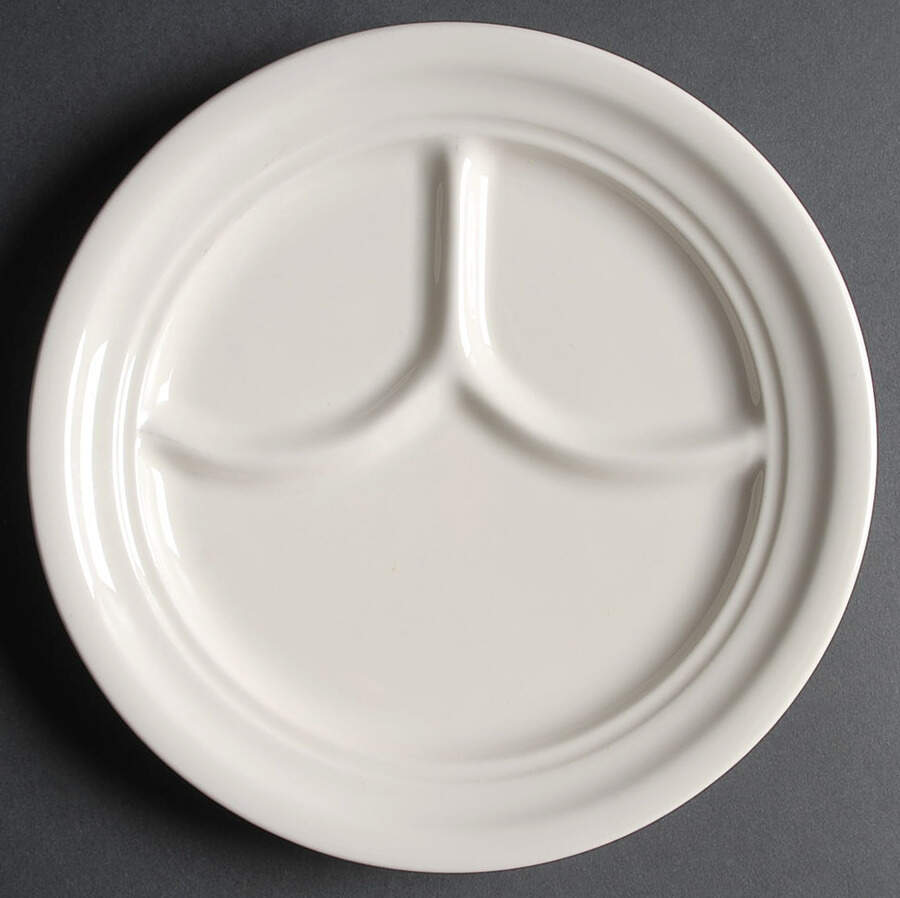 Best Restaurant Ware (All White) Grill Plate by Homer Laughlin -1