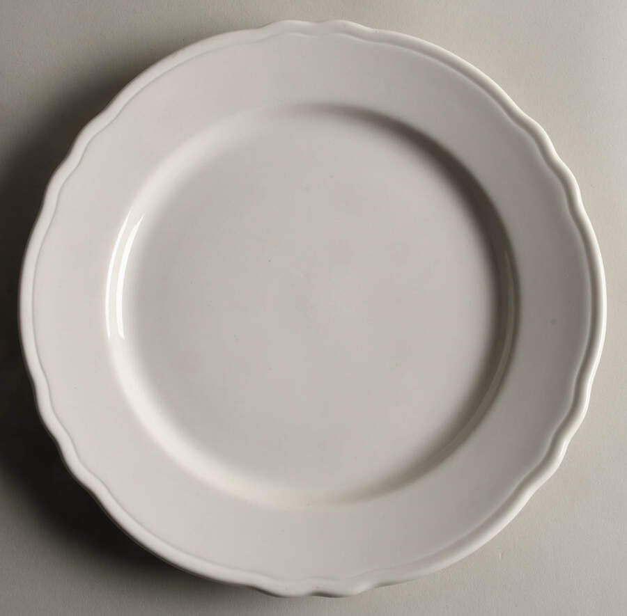 Best Restaurant Ware (All White) Dinner Plate by Homer Laughlin -1
