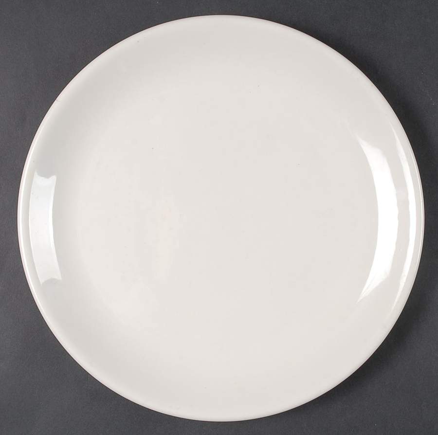 Best Restaurant Ware (All White) Coupe Dinner Plate by Homer Laughlin -1