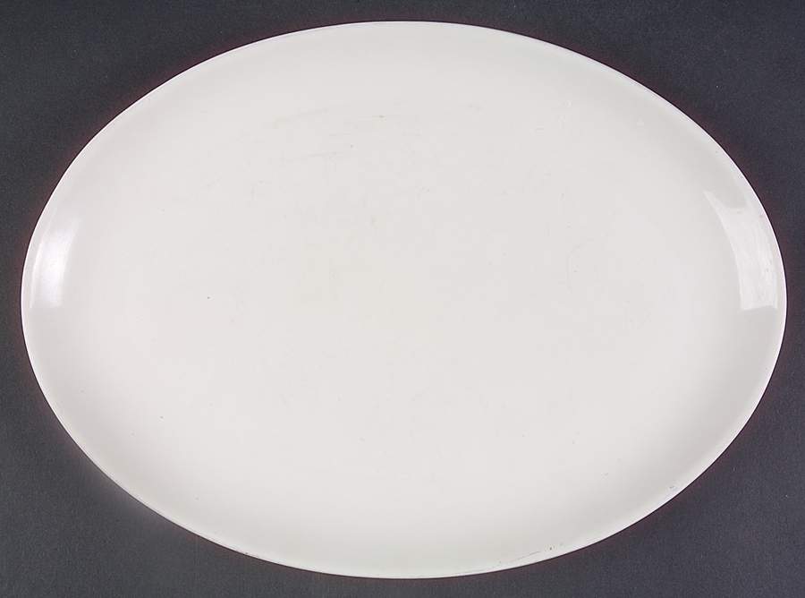 Best Restaurant Ware (All White) 11" Oval Serving Platter by Homer Laughlin -1