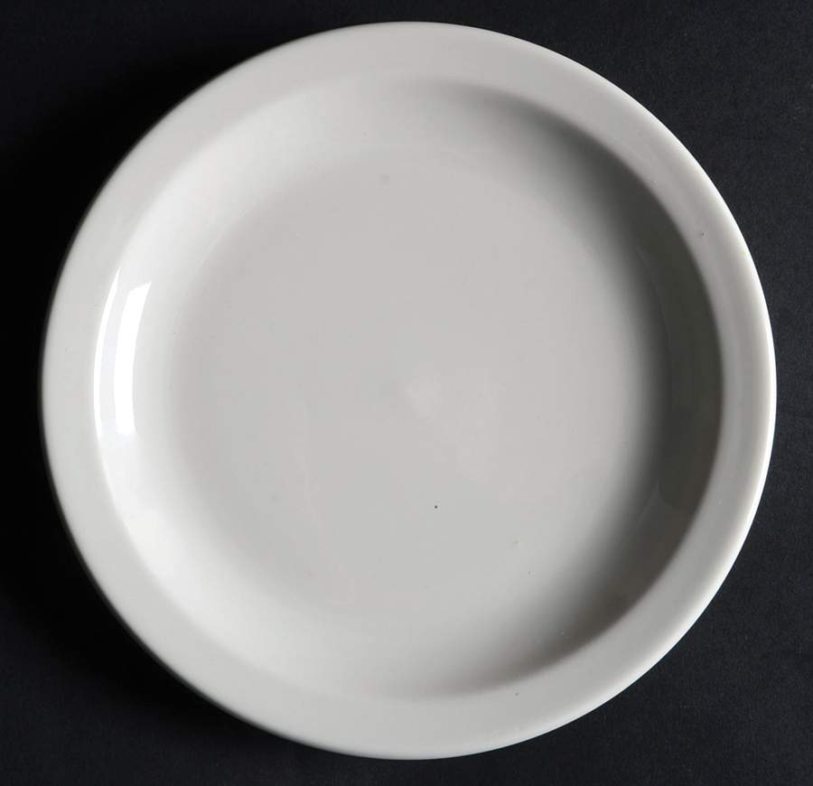 Best Restaurant Ware (All White) Salad Plate by Homer Laughlin -1