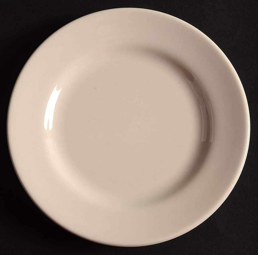 Best Restaurant Ware (All White) Salad Plate by Homer Laughlin -1