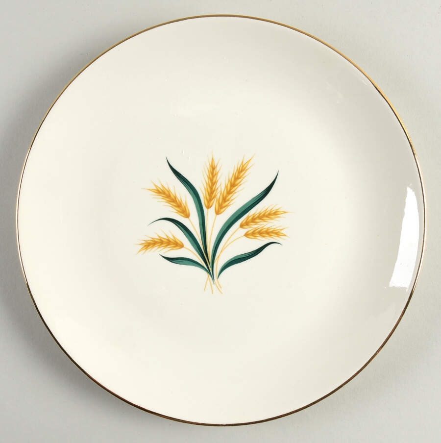 Royal Harvest (Gold Trim) Luncheon Plate by Homer Laughlin -1