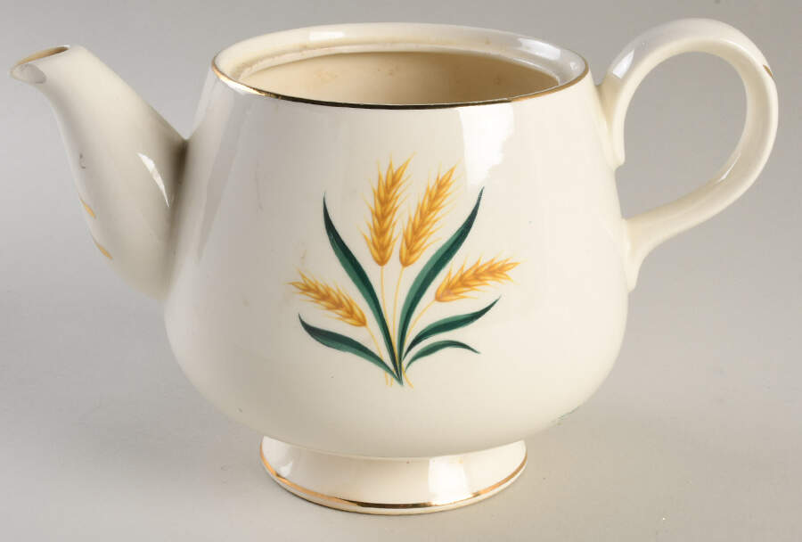 Royal Harvest (Gold Trim) Teapot No Lid by Homer Laughlin -1