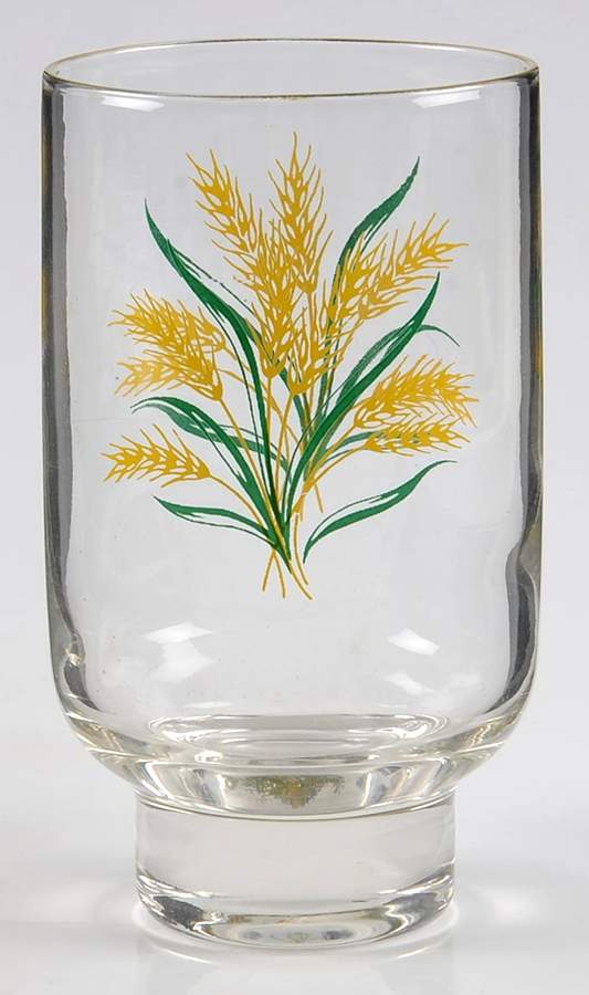 Royal Harvest (Gold Trim) Glassware Tall Tumbler by Homer Laughlin -1
