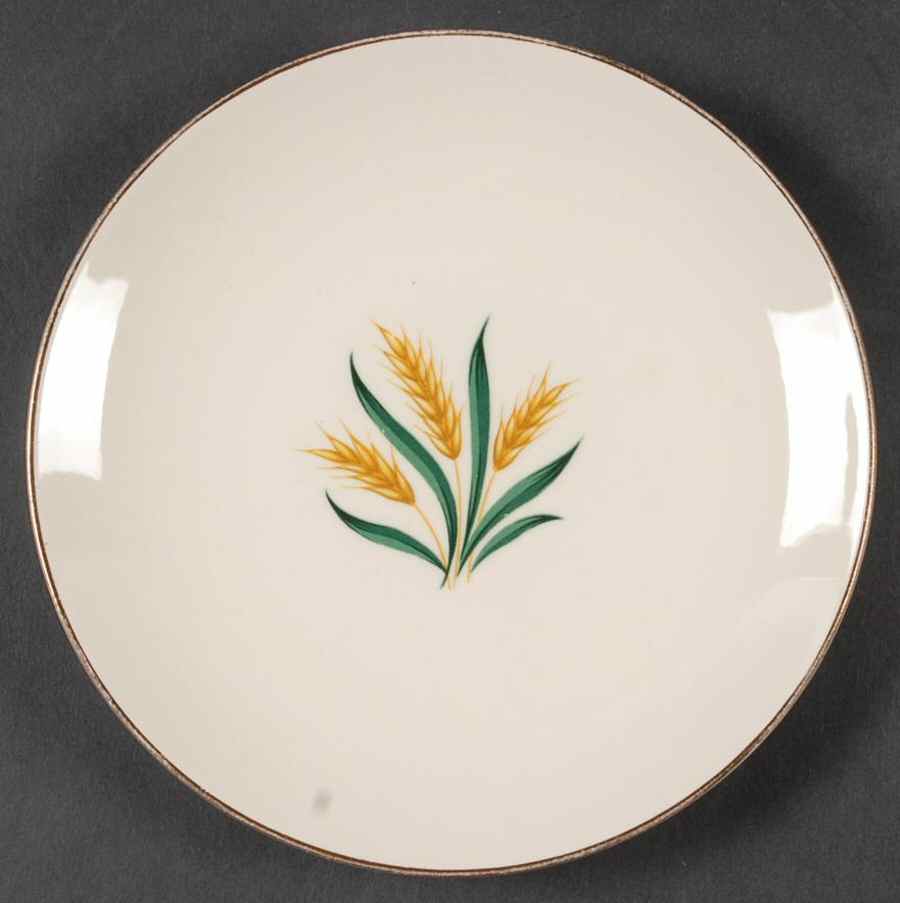 Royal Harvest (Gold Trim) Bread & Butter Plate by Homer Laughlin -1
