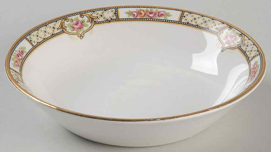 Rose & Lattice (Empress) Fruit/Dessert (Sauce) Bowl by Homer Laughlin -1
