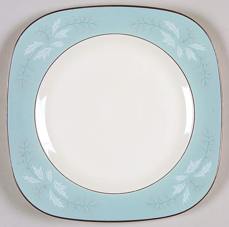 Romance Square Salad Plate by Homer Laughlin -1