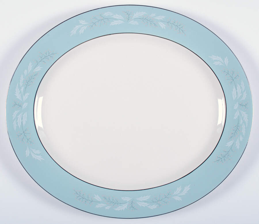 Romance 15" Oval Serving Platter by Homer Laughlin -1