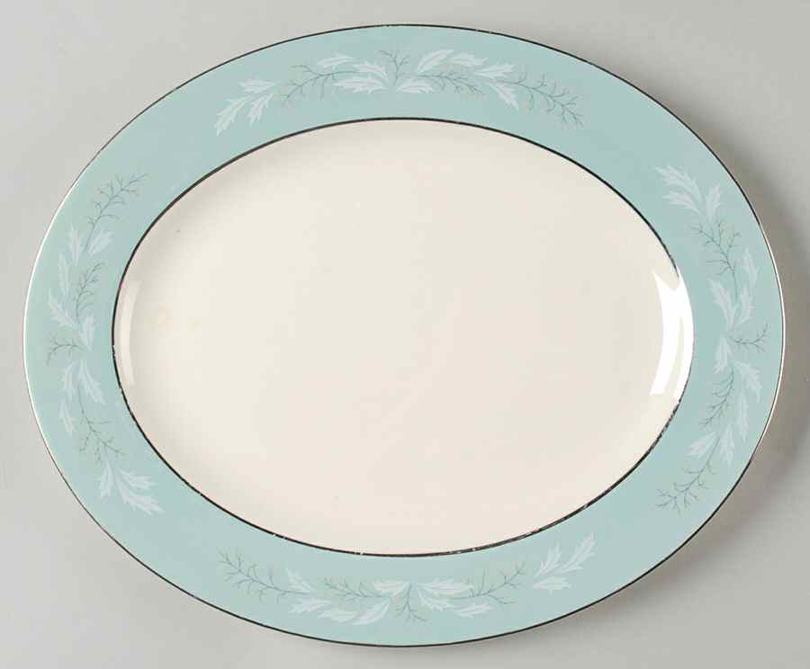 Romance 11" Oval Serving Platter by Homer Laughlin -1