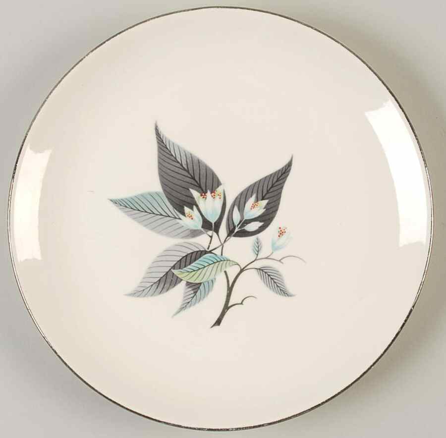 Lotus Hai (Rhythm Shape) Salad Plate by Homer Laughlin -1