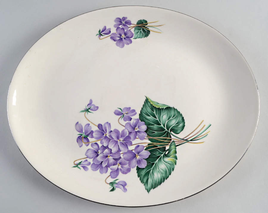 RY153 13" Oval Serving Platter by Homer Laughlin -1
