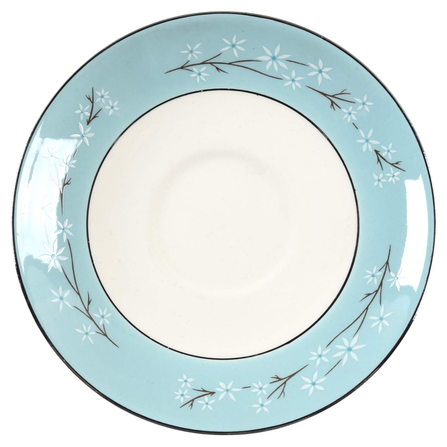 Starflower Saucer by Homer Laughlin -1