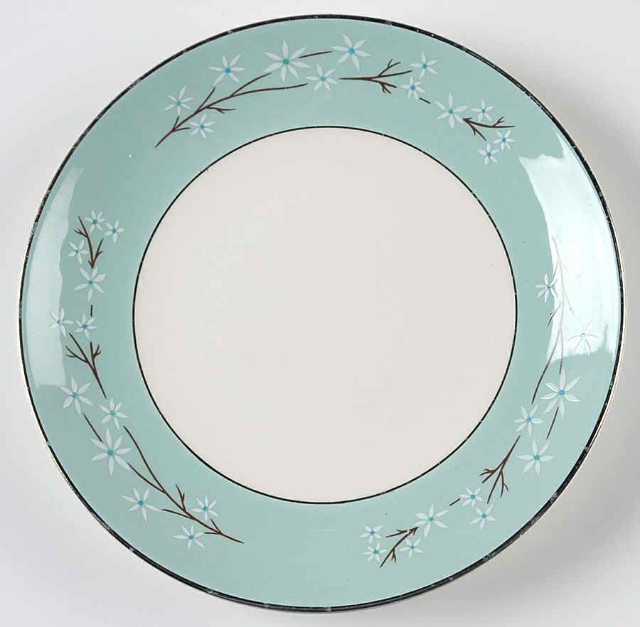 Starflower Bread & Butter Plate by Homer Laughlin -1