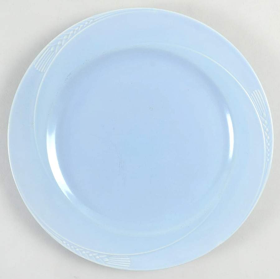 Serenade Blue Luncheon Plate by Homer Laughlin -1