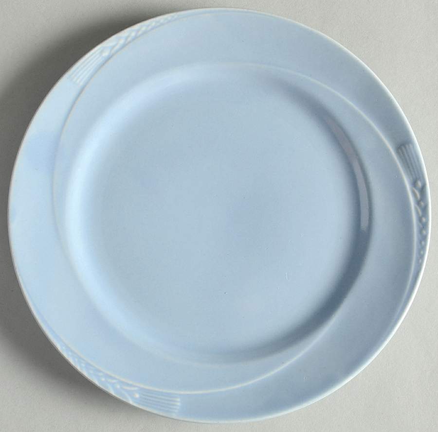 Serenade Blue Bread & Butter Plate by Homer Laughlin -1