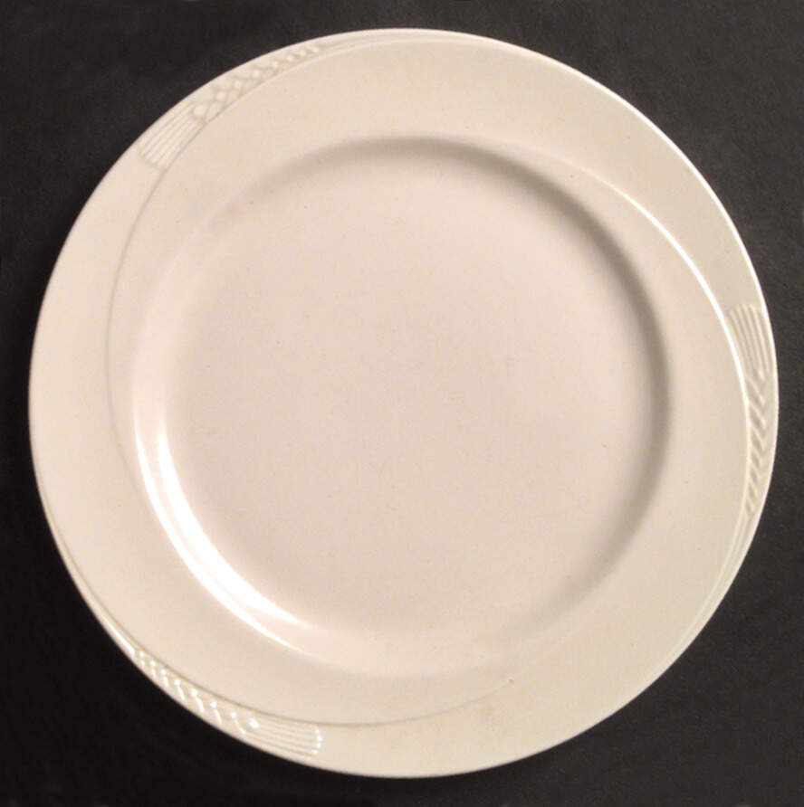 Serenade Pink Dinner Plate by Homer Laughlin -1