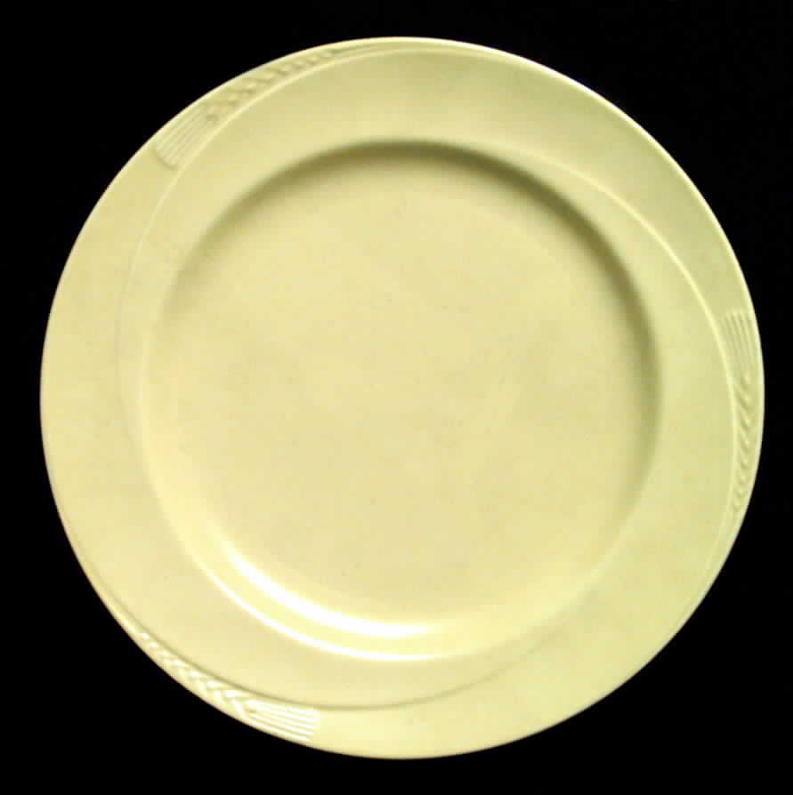 Serenade Yellow Dinner Plate by Homer Laughlin -1