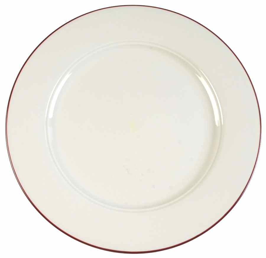 Inverness Red (Seville) 12" Chop Plate (Round Platter) by Homer Laughlin -1