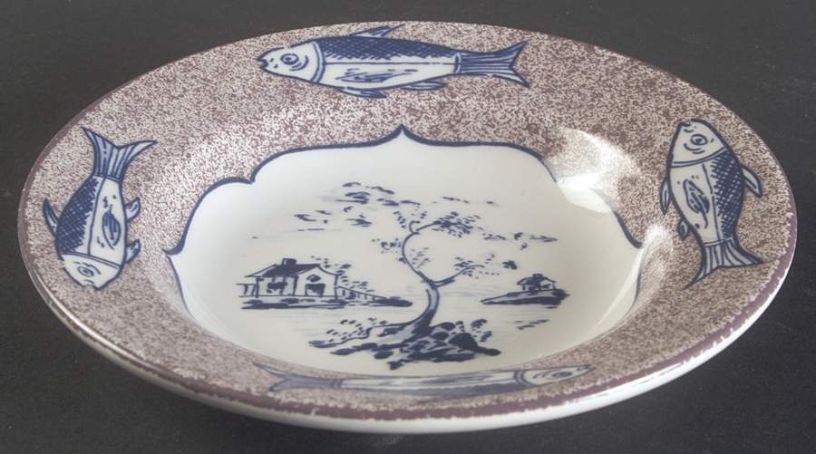 Shields Tavern Rim Fruit/Dessert (Sauce) Bowl by Homer Laughlin -1