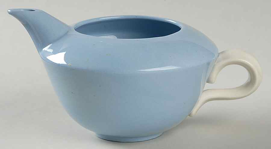 Skytone Blue (Undecorated) Creamer by Homer Laughlin -1
