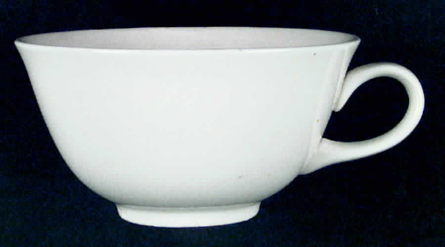 Snow White Flat Cup by Homer Laughlin -1