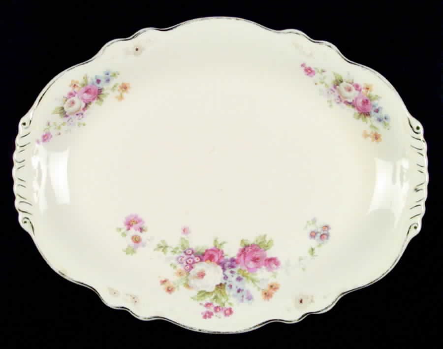 South of France 14" Oval Serving Platter by Homer Laughlin -1