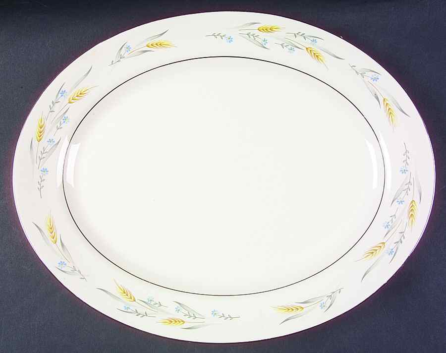 Somerset 13" Oval Serving Platter by Homer Laughlin -1