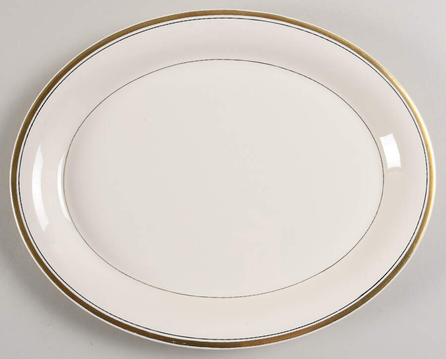 Sovereign 13" Oval Serving Platter by Homer Laughlin -1