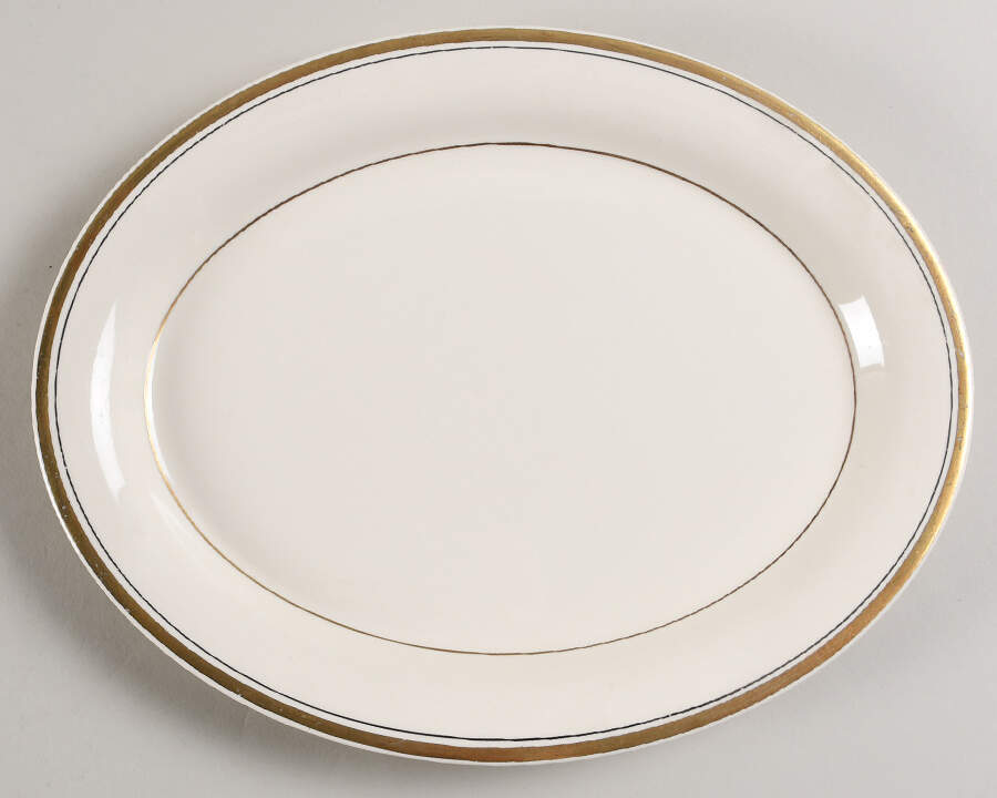 Sovereign 11" Oval Serving Platter by Homer Laughlin -1