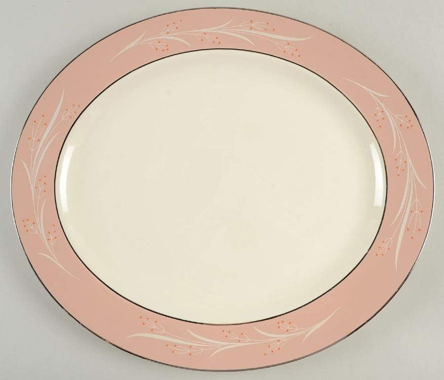 South Wind 15" Oval Serving Platter by Homer Laughlin -1
