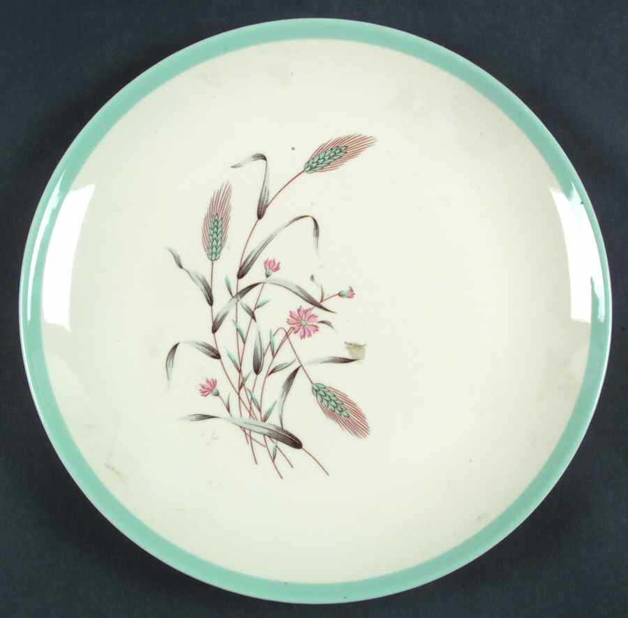 Spring Garden (Band Edge) Dinner Plate by Homer Laughlin -1