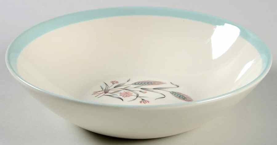 Spring Garden (Band Edge) 8" Round Vegetable Bowl by Homer Laughlin -1