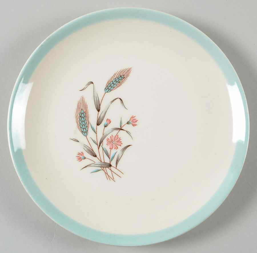 Spring Garden (Band Edge) Salad Plate by Homer Laughlin -1