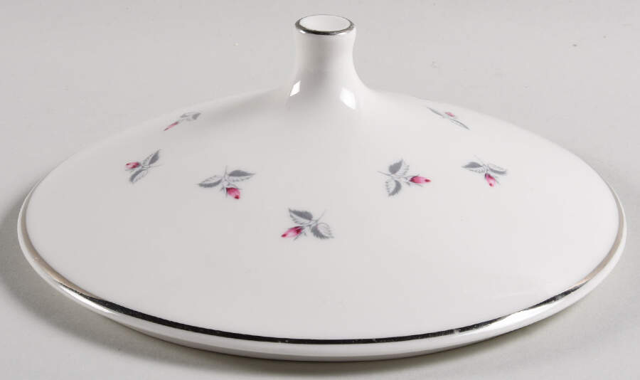 Spring Rose Lid for Round Vegetable by Homer Laughlin -1