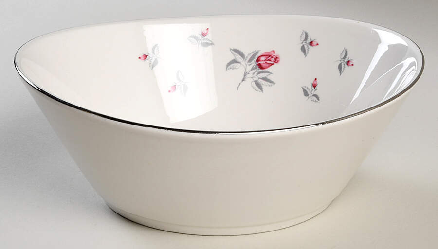 Spring Rose 8" Round Vegetable Bowl by Homer Laughlin -1