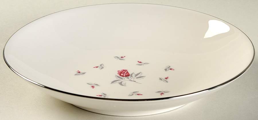 Spring Rose Large Coupe Soup Bowl by Homer Laughlin -1