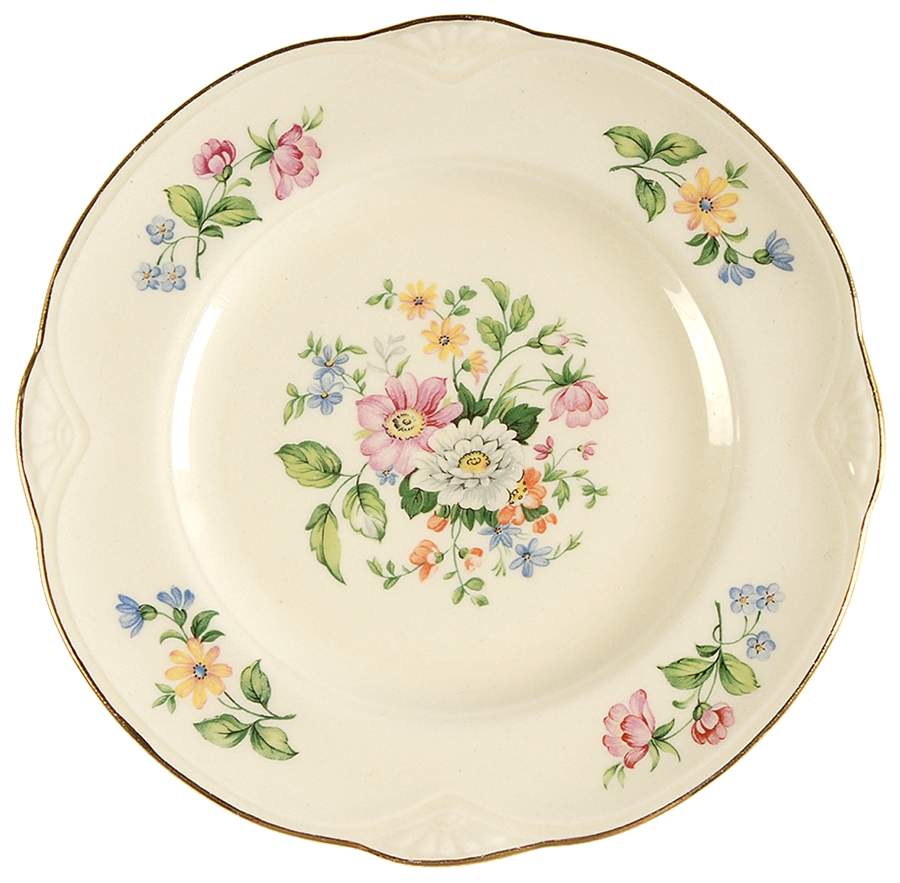 Springtime (Marigold) Bread & Butter Plate by Homer Laughlin -1