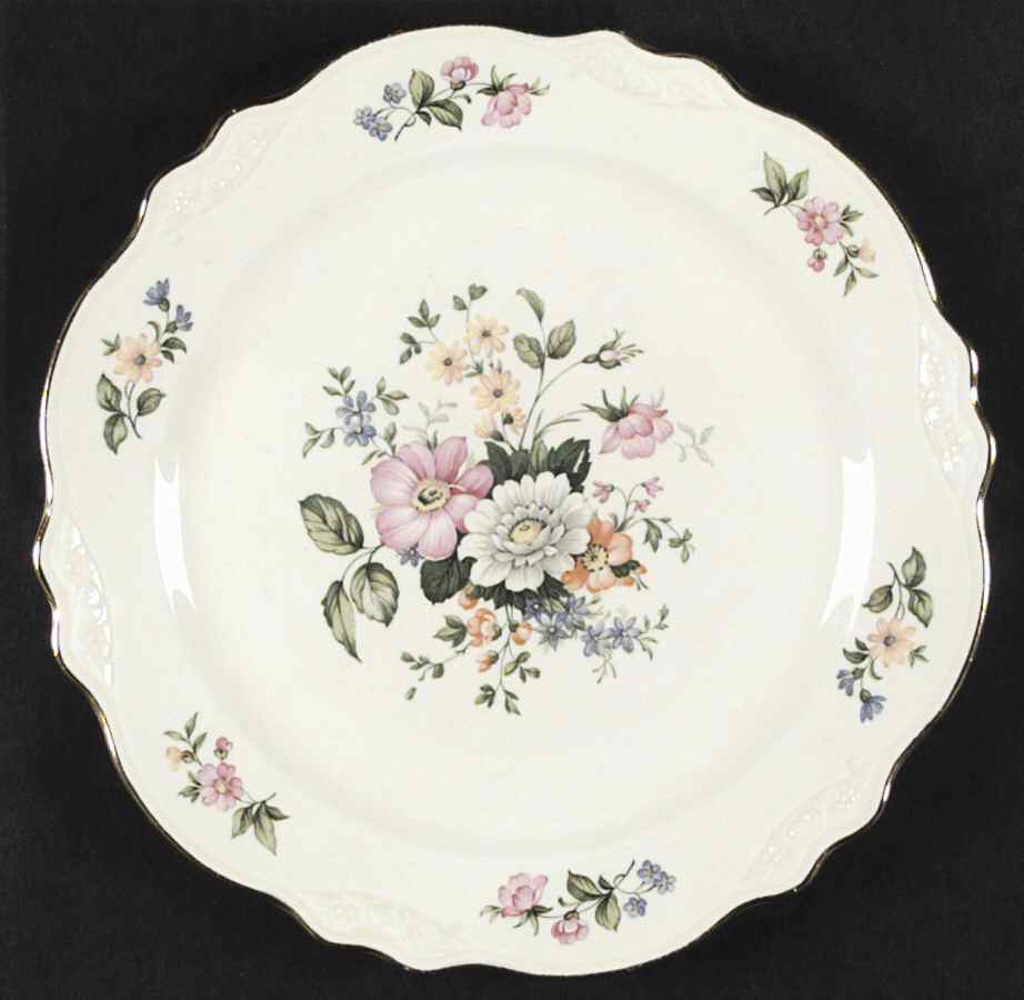 Springtime (Virginia Rose) Dinner Plate by Homer Laughlin -1