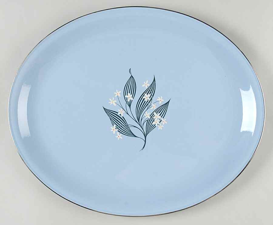 Stardust 15" Oval Serving Platter by Homer Laughlin -1