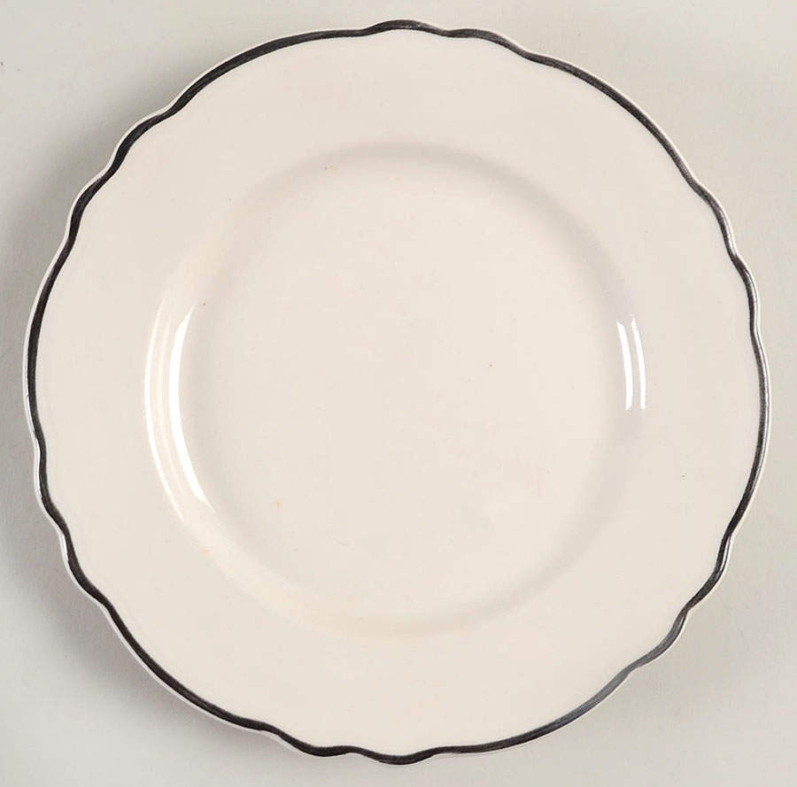 Styleline Black Dessert/Pie Plate by Homer Laughlin -1
