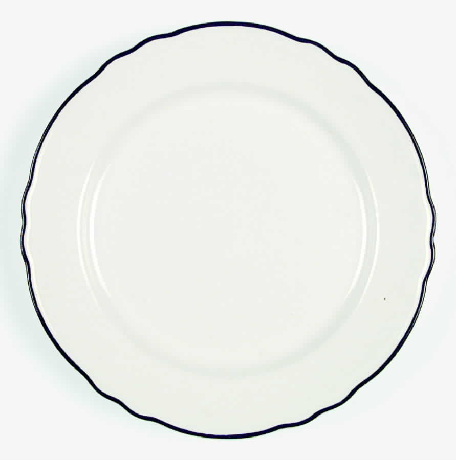 Styleline Black Dinner Plate by Homer Laughlin -1