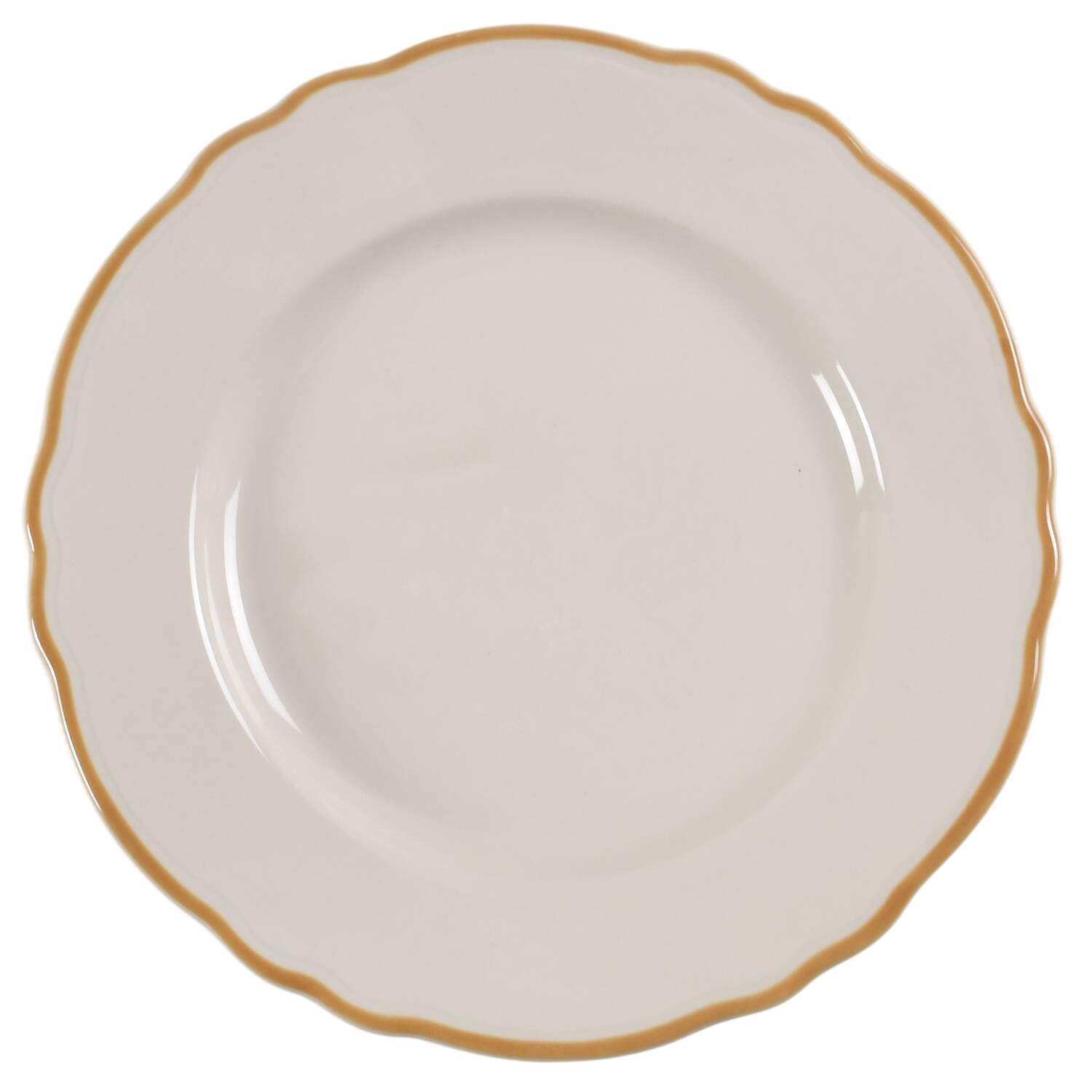 Styleline Gold Dessert/Pie Plate by Homer Laughlin -1