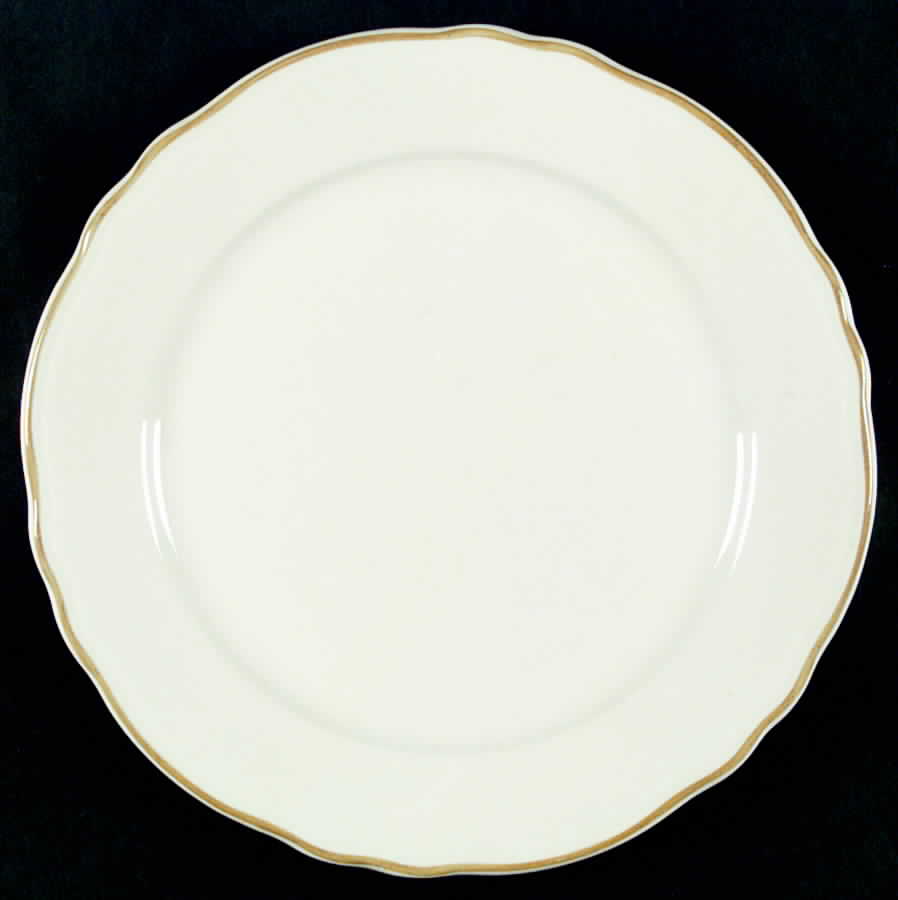 Styleline Gold Dinner Plate by Homer Laughlin -1
