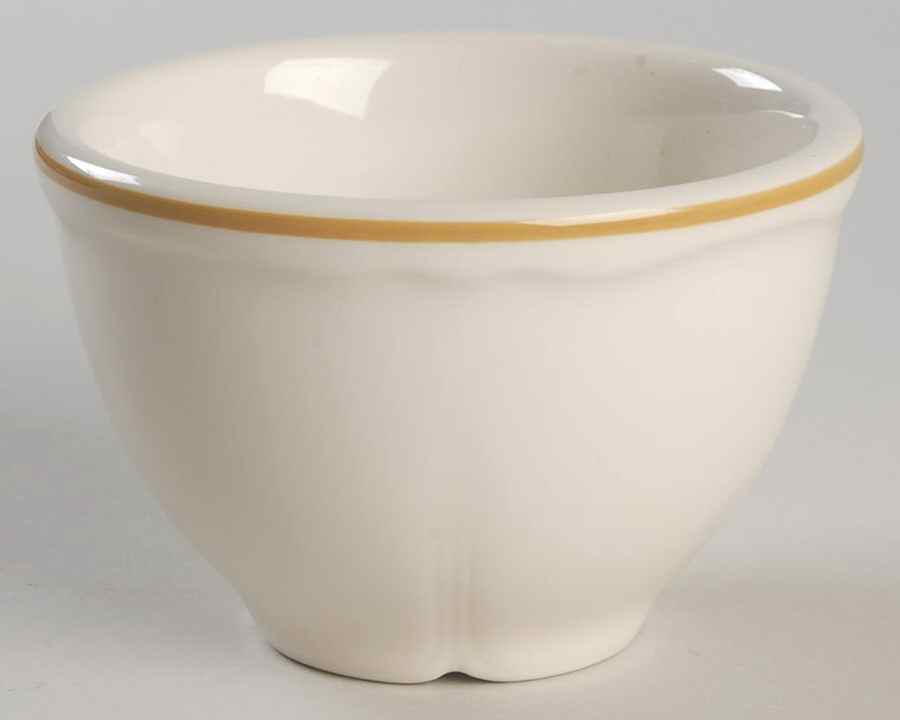 Styleline Gold Custard Cup by Homer Laughlin -1