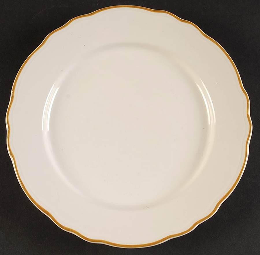 Styleline Gold Salad Plate by Homer Laughlin -1