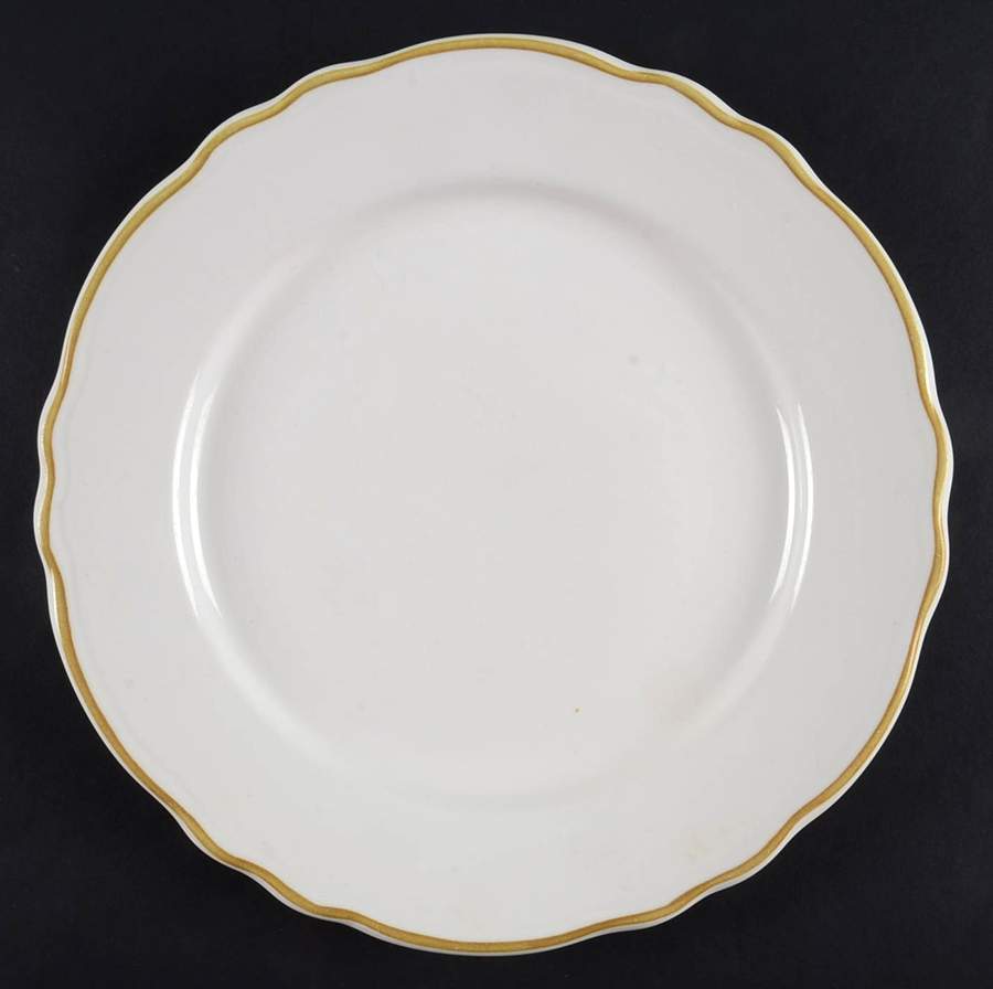 Styleline Gold Luncheon Plate by Homer Laughlin -1