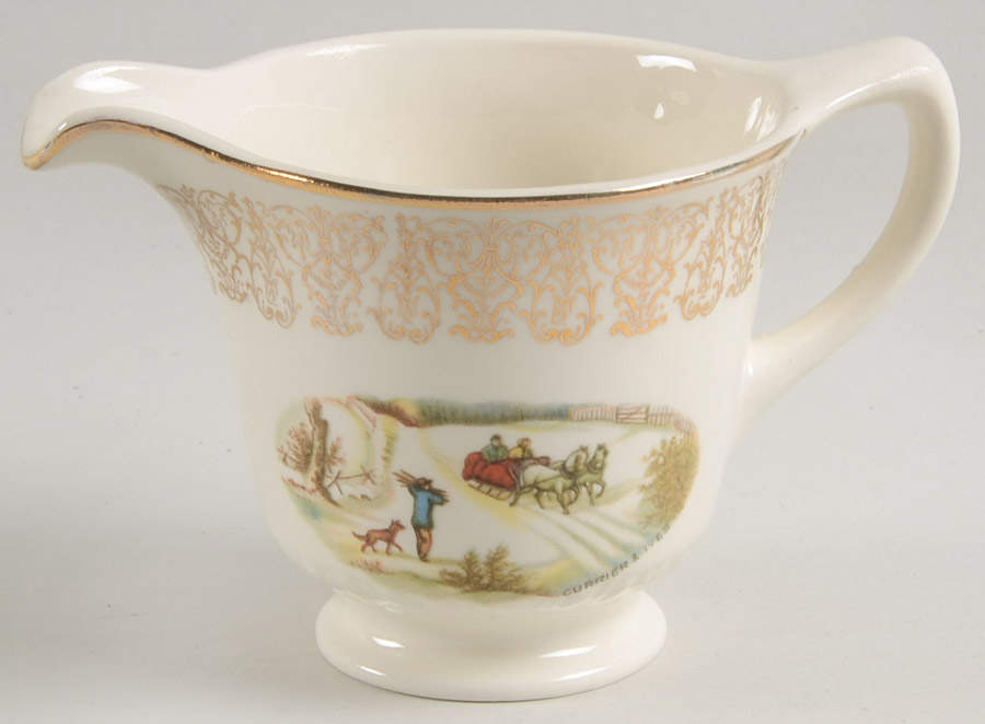 Sun Gold Creamer by Homer Laughlin -1